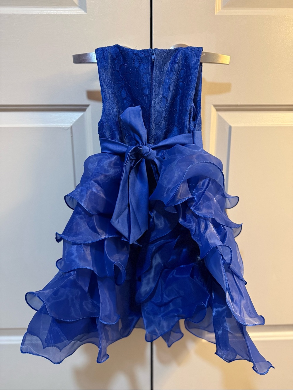 Royal Blue Girl Dress - Picture 5 of 5